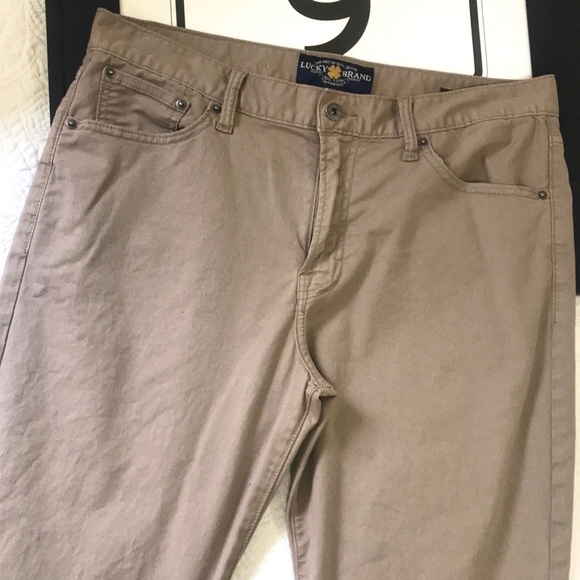 Lucky Brand 429 Classic Straight Khaki 34x32 - Picture 8 of 13